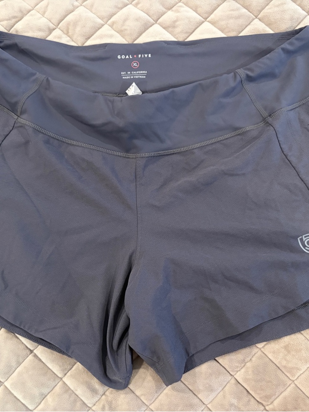 Goal + Five Women's Athletic Shorts in Charcoal